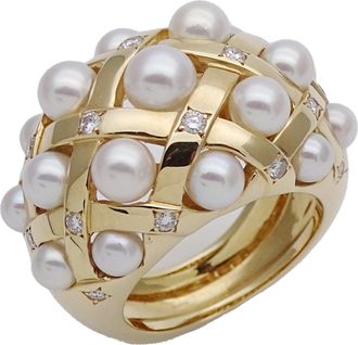 Chanel (18K) Band Ring (Pre-Owned)