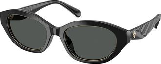 Tory Burch TY7232U 170987 Womens Sunglasses Black Size 52