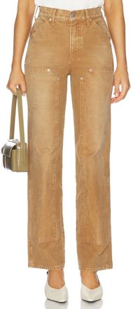 Veronica Beard Dylan High Rise Straight Leg Jeans In Pebble Sand