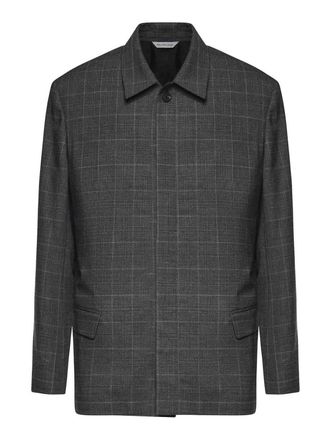 Balenciaga Checked Wool Jacket