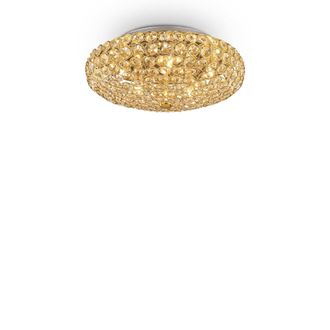 Ideal Lux Ideal Lux - King - L&aacute;mpara De Techo De 5 Luces Dorada