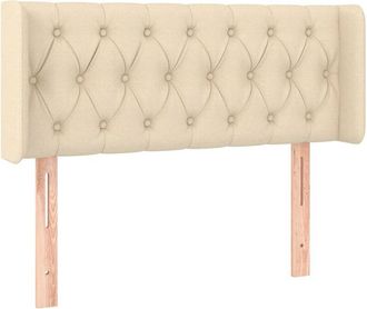 vidaXL Cabecero Con Led De Tela Crema 103x16x78/88 Cm Vidaxl