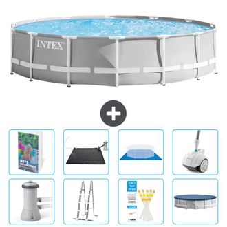 Intex Piscina Prism Frame Redonda - 427x107 Cm - 9-piezas S600