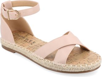 Journee Collection Women & apos;s Lyddia Medium and Wide Width Espadrille Sandals