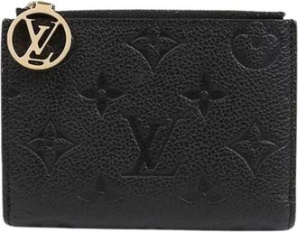 Louis Vuitton Pre-owned Wallets, female, Black, Size: ONE SIZE Pre-owned Leather wallets