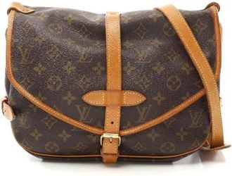 Louis Vuitton Pre-owned Cross Body Bags, female, Brown, Size: ONE SIZE Pre-owned Canvas louis-vuitton-bags