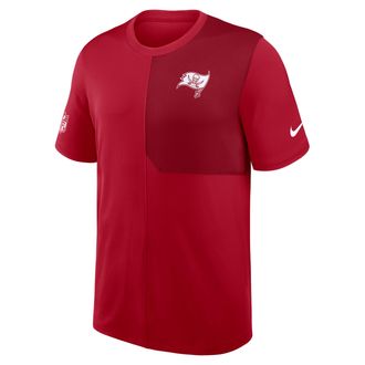 Nike Tampa Bay Buccaneers Sideline Coach Nike Mens Dri-FIT NFL Top in Red | 03B20E048B-58P