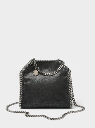 Stella McCartney Womens Falabella faux-leather chain handbag