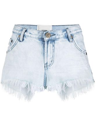 One Teaspoon Shorts denim Florence - Blu