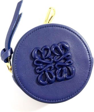 Loewe Leather Metal Coin Purse/Coin Case (Pre-Owned)