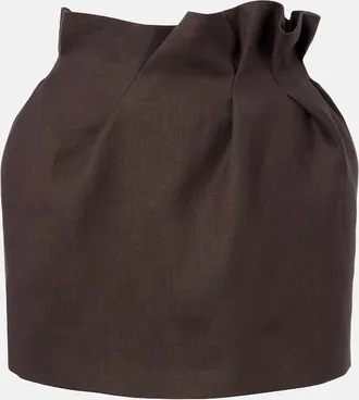 Magda Butrym Minifalda de lino