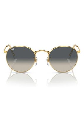 Ray-Ban Legend Collection 47mm Round Sunglasses in Grey Flash at Nordstrom