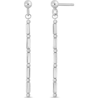 Bony Levy 14K White Gold Linear Drop Earrings at Nordstrom Rack