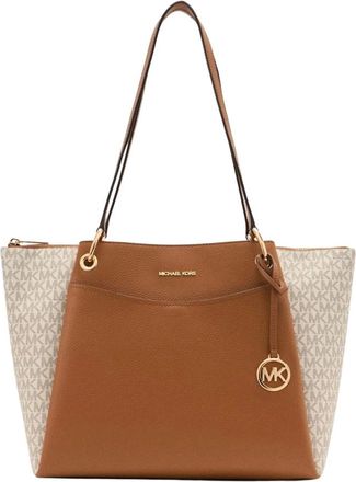 Michael Kors Tassen, Dames, Beige, ONE Size, Leer, Sac Cabas May