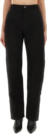 Christophe Lemaire Twisted Cotton Trousers - Black
