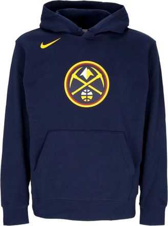 Nike Club Hoodie Dennug - Heren - Sportshirts - Blauw - XL - Katoen - Fitness
