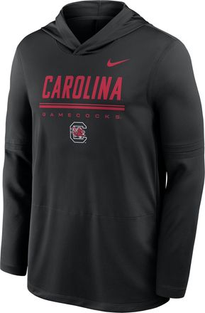 Nike South Carolina Sideline Nike Mens Dri-FIT College Long-Sleeve Hooded Top in Black | IW4950-010