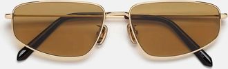 Retro Superfuture Sunglasses Isedra Mustard Fk5 Gold/Brown Unisex