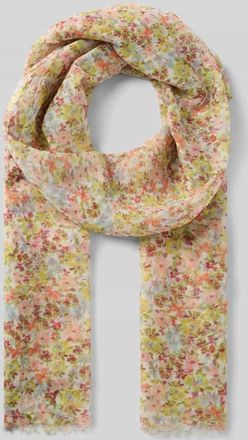 Fraas Schal mit floralem Allover-Print in Schilf, Gr&ouml;&szlig;e 1