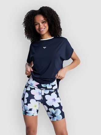 Roxy Heart Into It Biker Printed Shorts grau