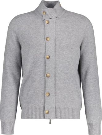 Gran Sasso Cardigans - Heren - Truien - Grijs - Maat: XL