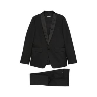 Dsquared2 Single Breasted Suits, male, Black, Size: XL Single-breasted Suit