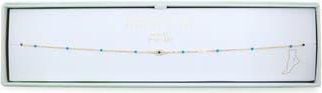 Argento Vivo Turquoise Evil Eye Anklet in Gold at Nordstrom Rack