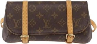 Louis Vuitton Pre-owned Belt Bags, female, Brown, Size: ONE SIZE Pre-owned Canvas Belt Bag