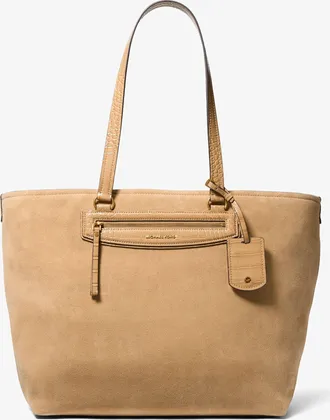 Michael Kors Jet Set Travel Extra-Large Suede Tote Bag