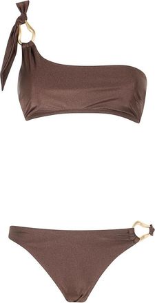 Zimmermann Trim Bikini Top - Dames - Bikinis - Bruin - XS - Badmode
