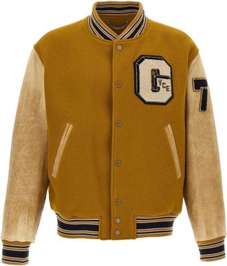 Golden Goose Brown Aleandro bomber jacket