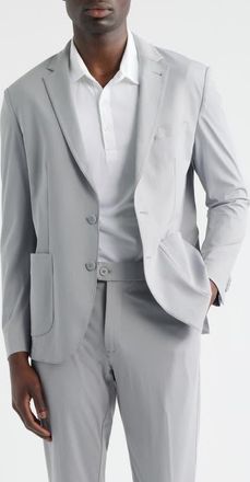 Scott Barber Sono Travel Sport Coat in Silver at Nordstrom, Size Xx-Large