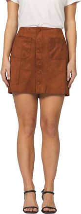 Dear John Denim Quinn Skirt In Chocolate