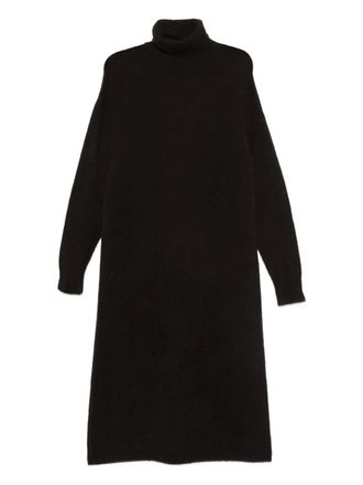 6397 roll-neck midi dress - women - Alpaca/Polyamide/Polyacrylic/Elastane/Wool - S - Black