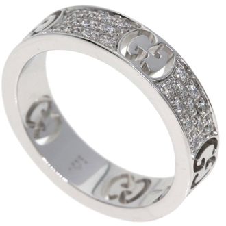 Gucci White Gold (18K) Band Ring (Pre-Owned)