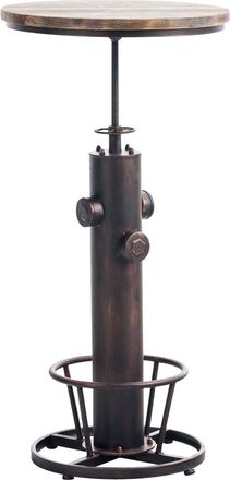 Clp Mesa alta redonda para 4 personas en Metal Bronce