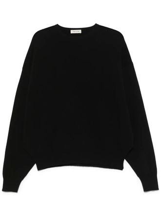 Fear of God fine-knit crew-neck sweater - men - Merino - S - Black