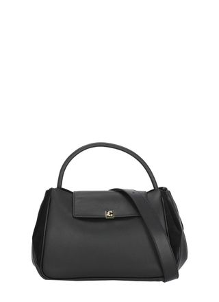 Coccinelle Pansy Small Shoulder Bag with Structured Silhouette and Flap Closure
