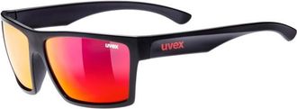 Uvex LGL 29 Mirror S3 Sonnenbrille - Unisex | schwarz/rot