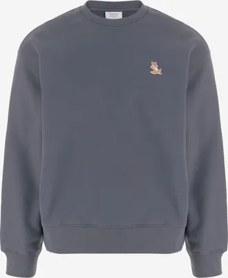 Maison Kitsun&eacute; Katoenen sweatshirt van Maison Kitsune met logodetail