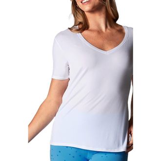 Tavi Everyday V-Neck Tee in White at Nordstrom, Size Xx-Large