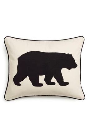 Eddie Bauer Bear Throw Pillow in Black at Nordstrom Rack