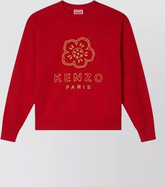 Kenzo cotton embroidered sweatshirt