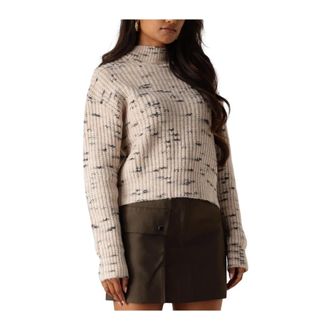 Aaiko Dames Truien vesten Milou Spacedye Wo 400 - Dames - Truien - Beige - Maat: XL