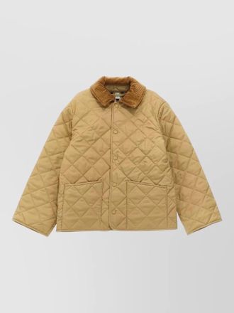 Burberry quilted nylon single-breasted coat