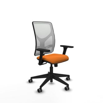 Piqueras y Crespo Silla De Oficina Piqueras Y Crespo Motilla Naranja Cuero Sint&eacute;tico