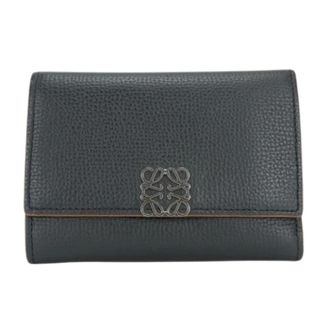 Loewe Pre-owned Wallets, female, Black, Size: ONE SIZE Pre-owned Wallet (tri-fold)