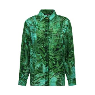 Roberto Cavalli Shirts, female, Green, Size: L Shirt