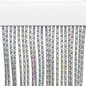 Made in Italy Cortina De Cord&oacute;n medusa 100 X 220 Cm - Multicolor