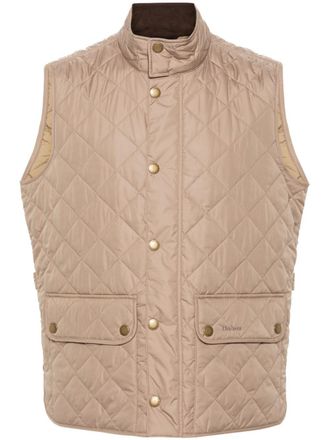 Barbour Lowerdale gewatteerde bodywarmer - Beige